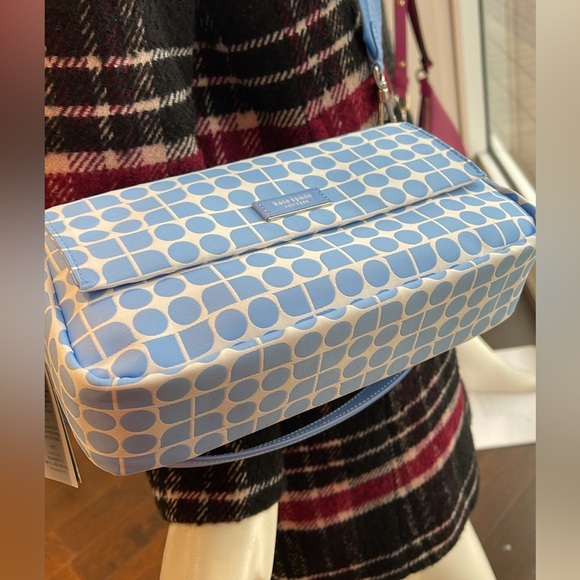 Kate Spade Noel Jacquard Convertible Crossbody Canvas XBody - Picture 7 of 10